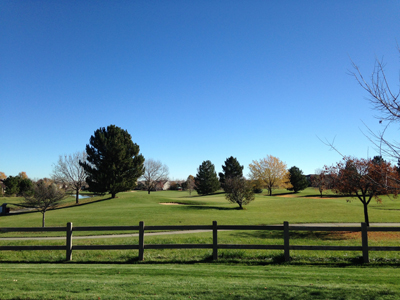 Golf course right across the street.