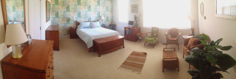 Master Bedroom with seating area.